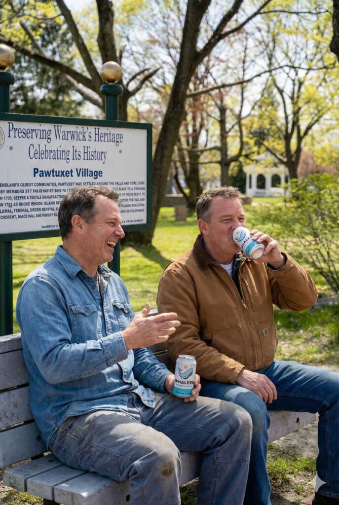 Pawtuxet Park whalers Cork Brew Cranston Gaspee walking tour